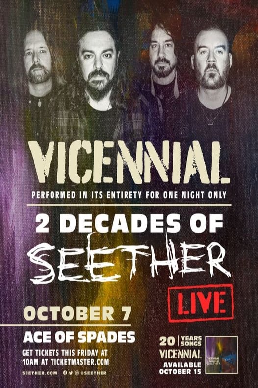 Seether – Vicennial Live Stream